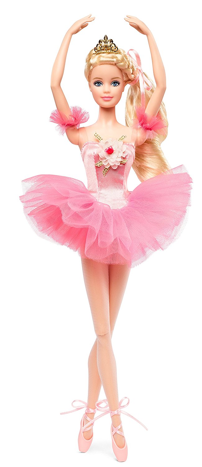 美国正版芭比娃娃新款正品barbie doll芭蕾舞芭比玩具收藏生日礼