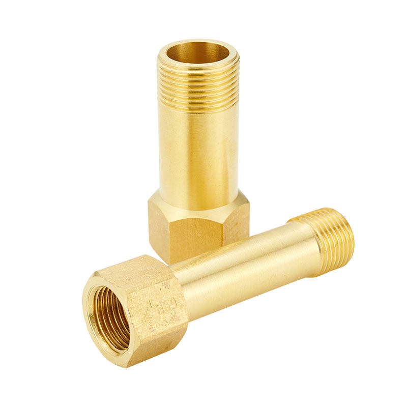 黄铜接头水管直接长铜6分管状4分延长内外接头