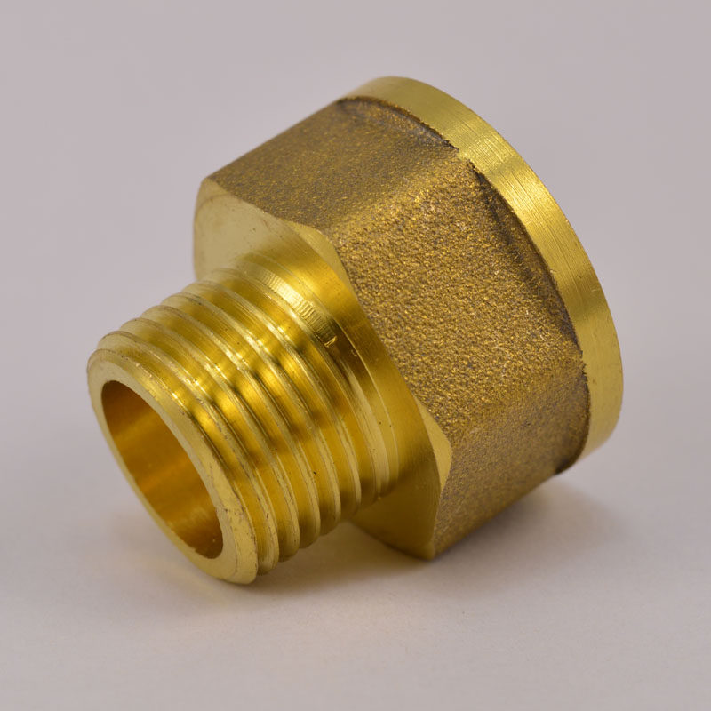 黄铜内外丝异径直接大小头自来水管接头铜配件1分2分3分4分6分1寸
