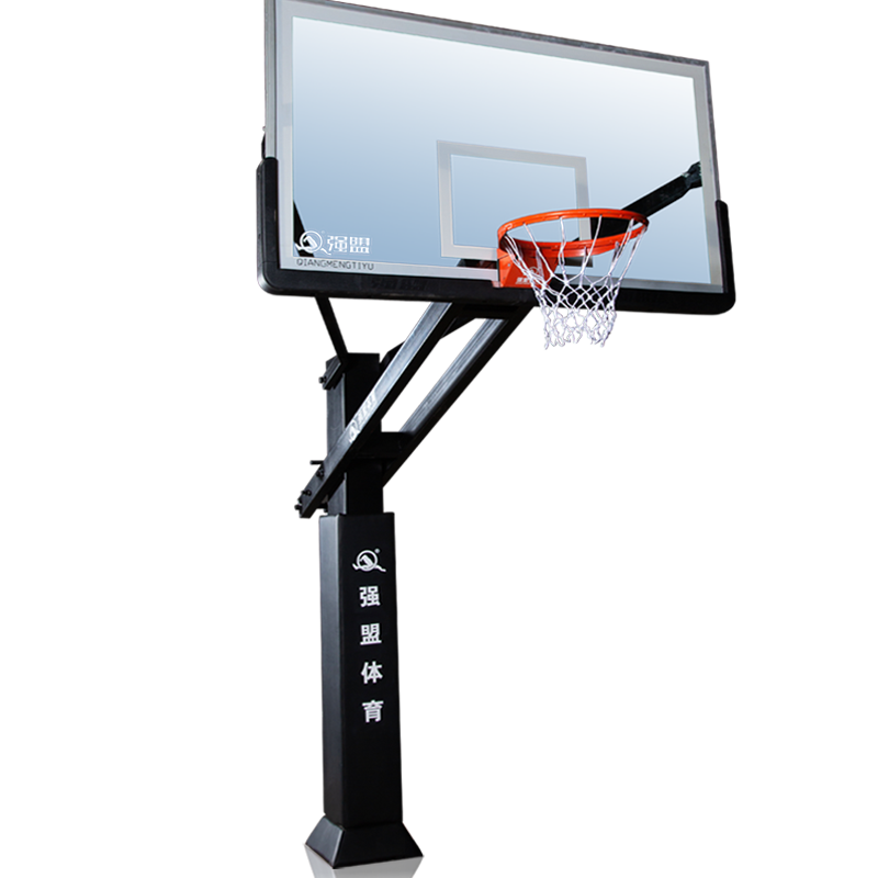篮球架强盟美式标准暴扣地埋固定成年青少年升降篮球架