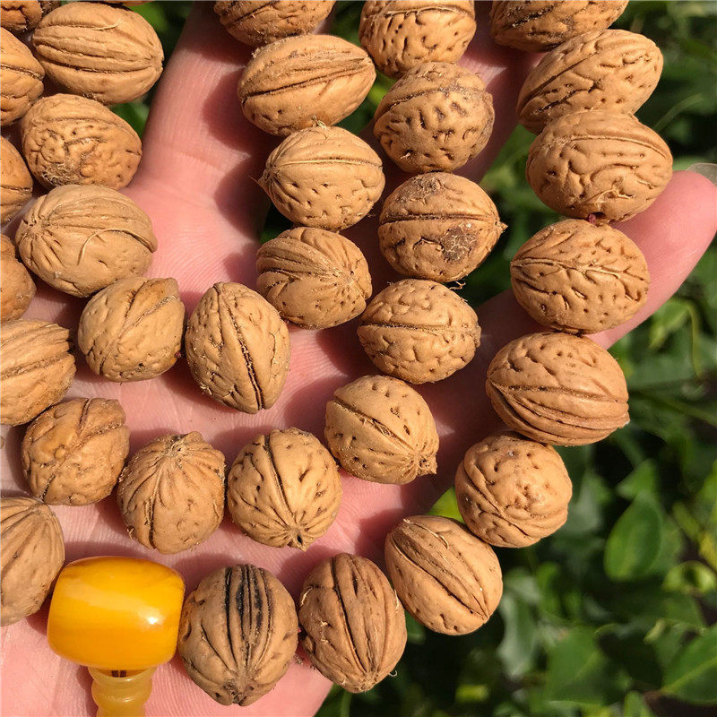 菩提天然野生核桃提手仙桃蟠桃提子佛珠念珠手链