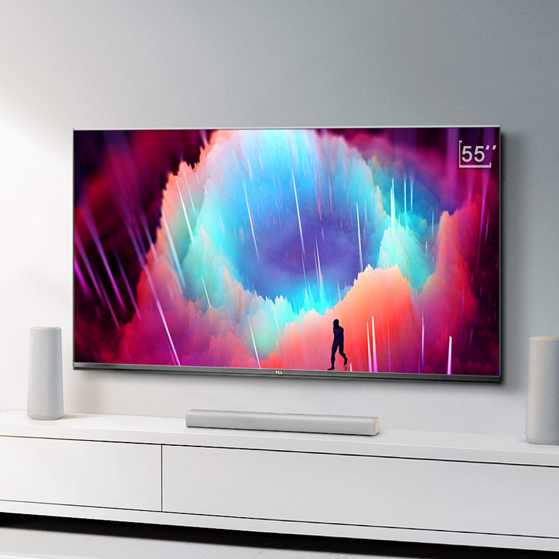 tcl55英寸v6m王牌液晶4k高清智能ai语音平板电视