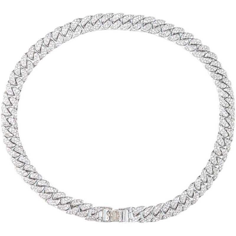 达人人潮iconslab联名ssurplus古巴镶钻项链潮流项链