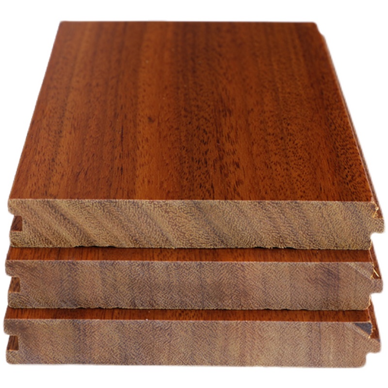 纯实木原木地板非洲进口圆盘豆本色a级天然家用室内环保厂家直销