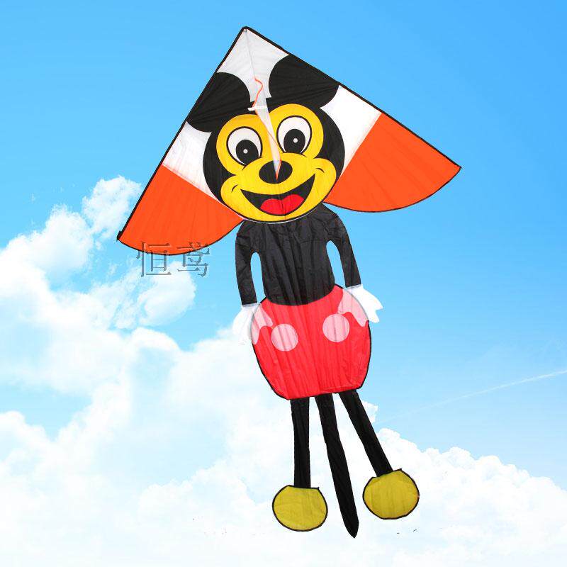 风筝潍坊新款意诚全身米老鼠米奇现代布拼好飞风筝