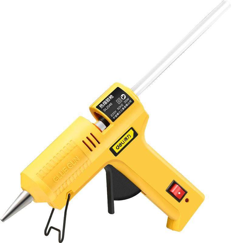 得力热熔胶枪胶7-11mm高粘家用强力溶胶热胶枪