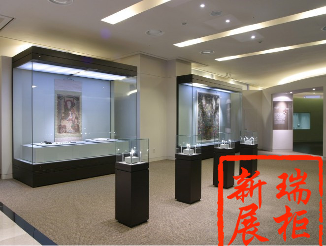 木质烤漆玻璃展示柜文物遗址古玩古物博物馆展柜商用展示柜