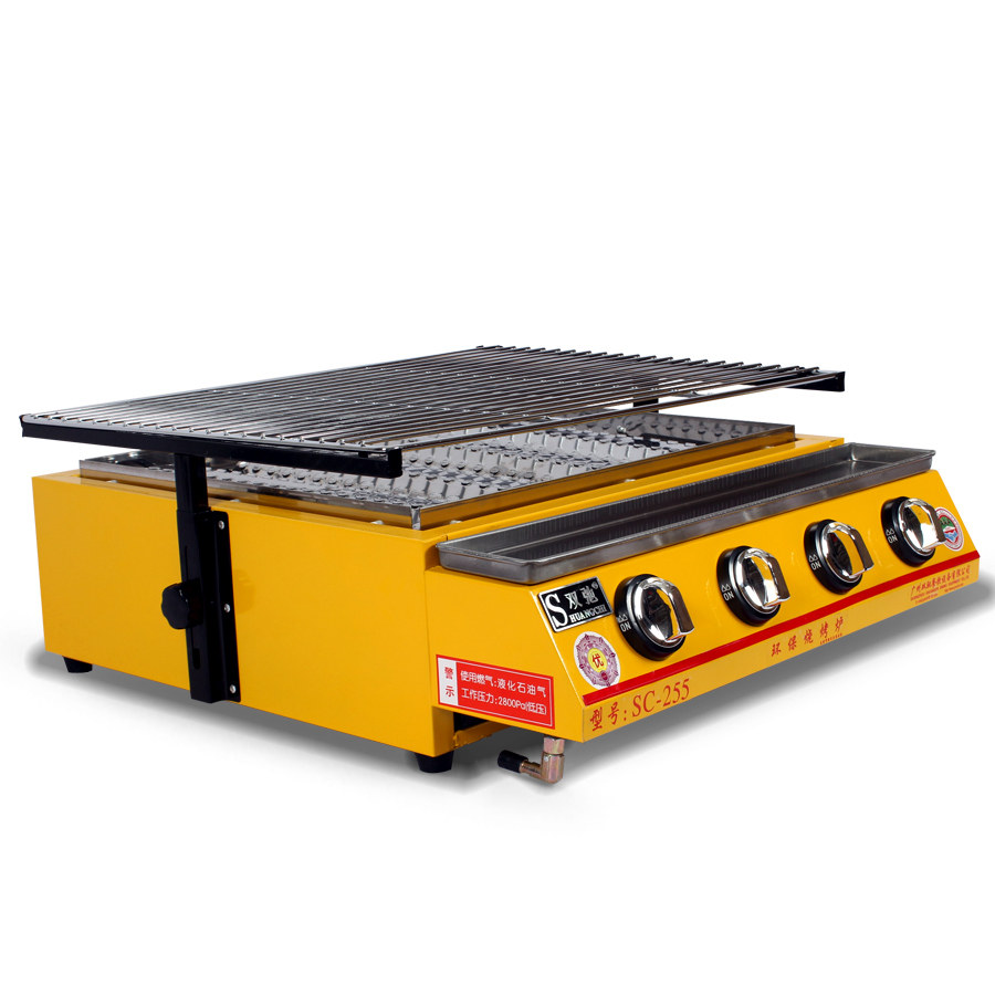 烧烤烤炉商用燃气双驰sc-255煤气环保型商用烘烤炉