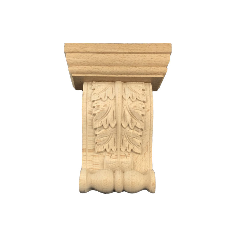 东阳木雕欧式实木柱头中式梁托木雕花装饰装修垭口木雕