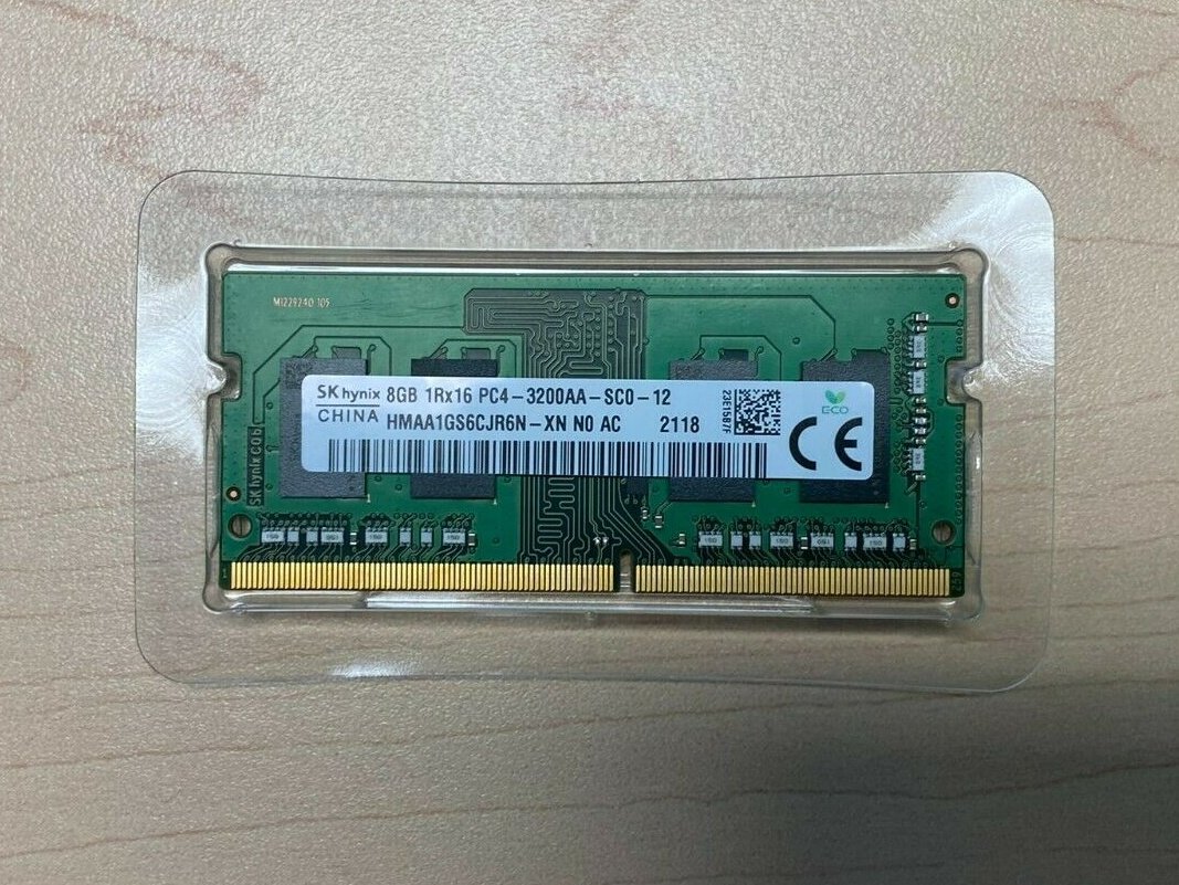 全新原装海力士8g1rx16pc4-3200aa笔记本内存hmaa1gs6cjr6n-xn内存