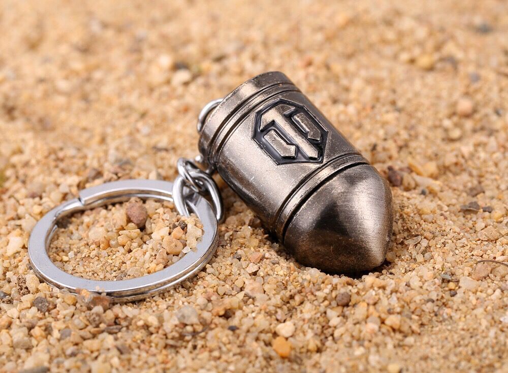 wot坦克世界世界游游戏周边典藏实心炮弹金属钥匙扣