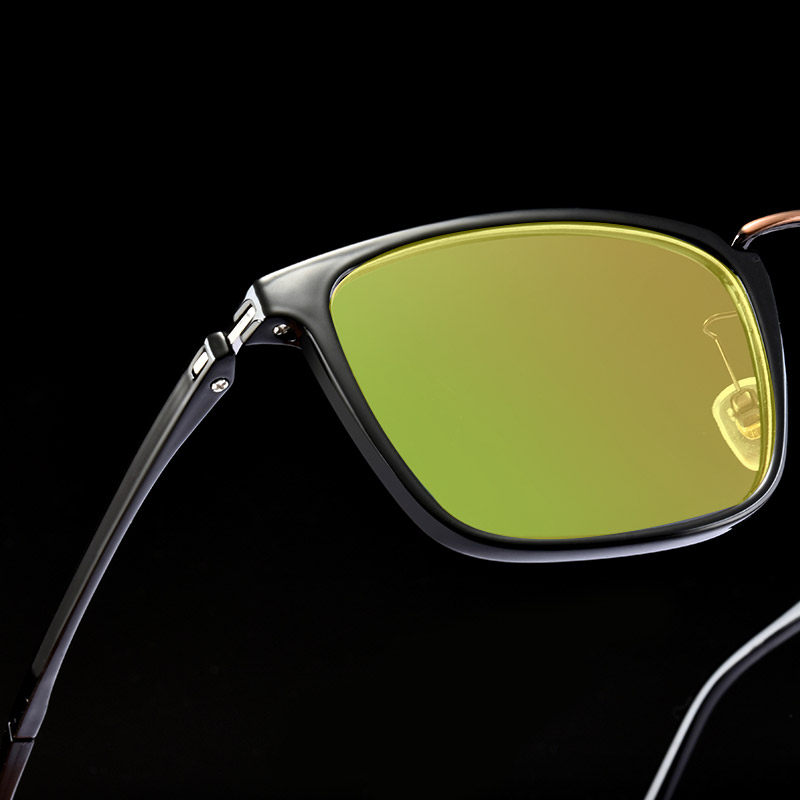 驾驶日夜两用夜视增亮防蓝光眩光减少刺眼平光近视司机开车眼镜