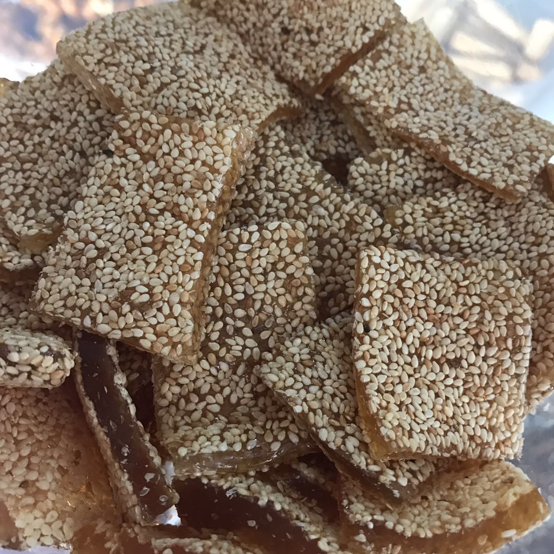浙江特产手工芝麻牛皮软糖散装橡皮糖小时候味道传统中式糕点