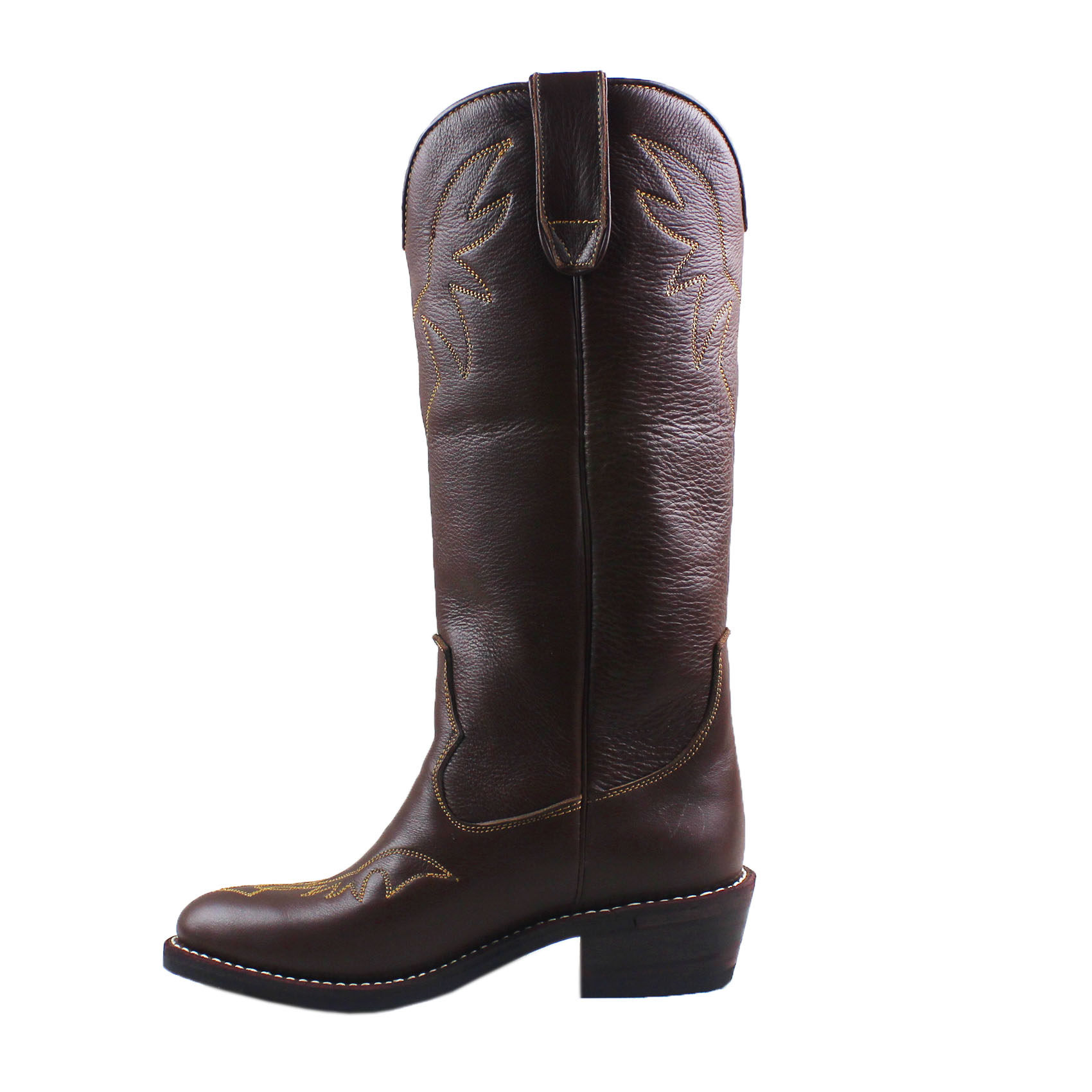 tb8105厂家直销生莲手工定制美国西部牛仔马靴骑士时装靴