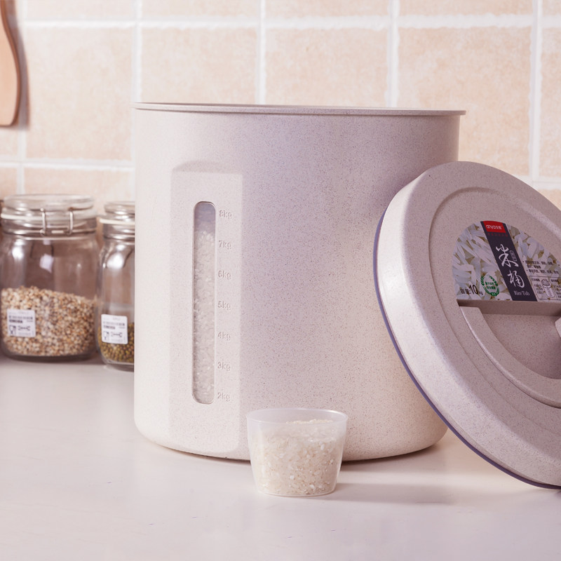 装米桶家用5kg厨房密封米桶防虫防潮储米箱20斤麦香面桶小号10斤