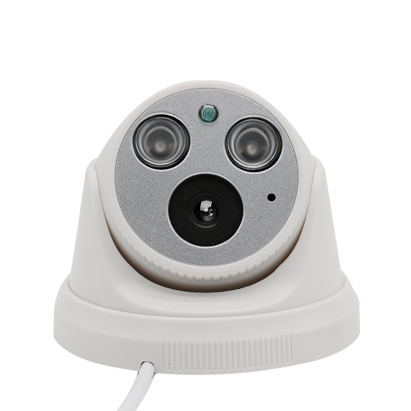 音频网络半球监控摄像机内置拾音器室内数字家用监听130w960p