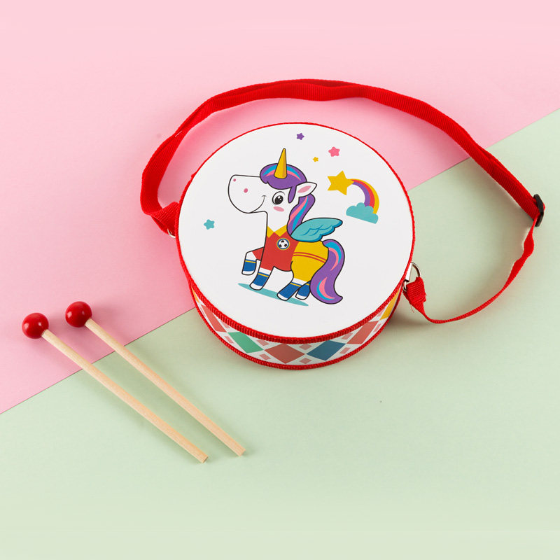 小鼓玩具 儿童军鼓幼儿园手敲打鼓3-6岁男孩女孩早教益智打击乐器