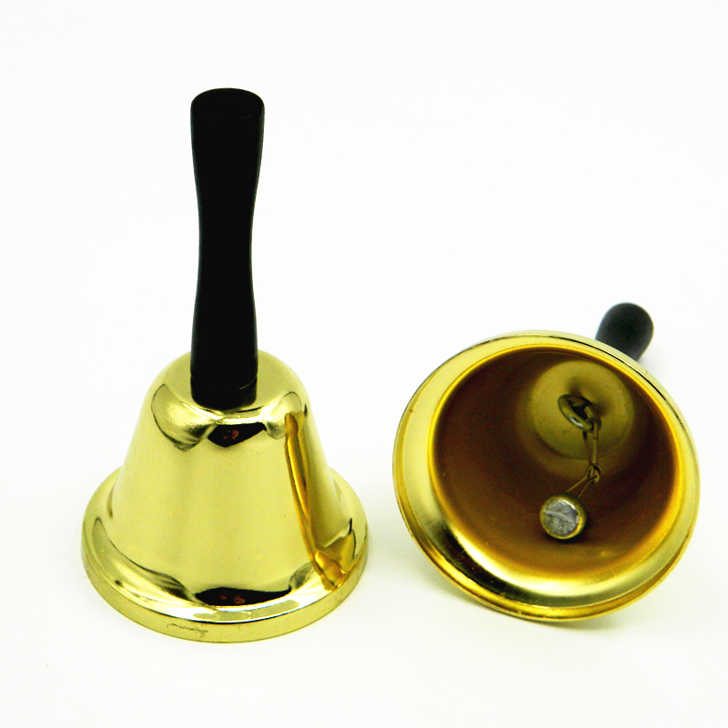 铃铛手摇手摇铃上课铃包老人大号床铃呼救校铃儿童摇铃