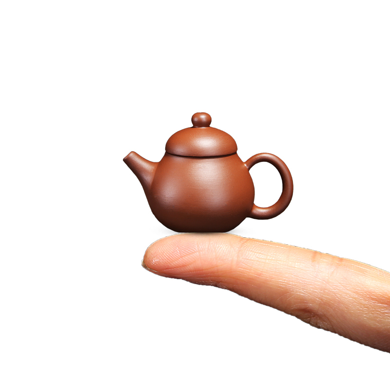 摆件迷你紫砂壶茶壶袖珍指尖茶具套装装小茶宠茶宠摆件
