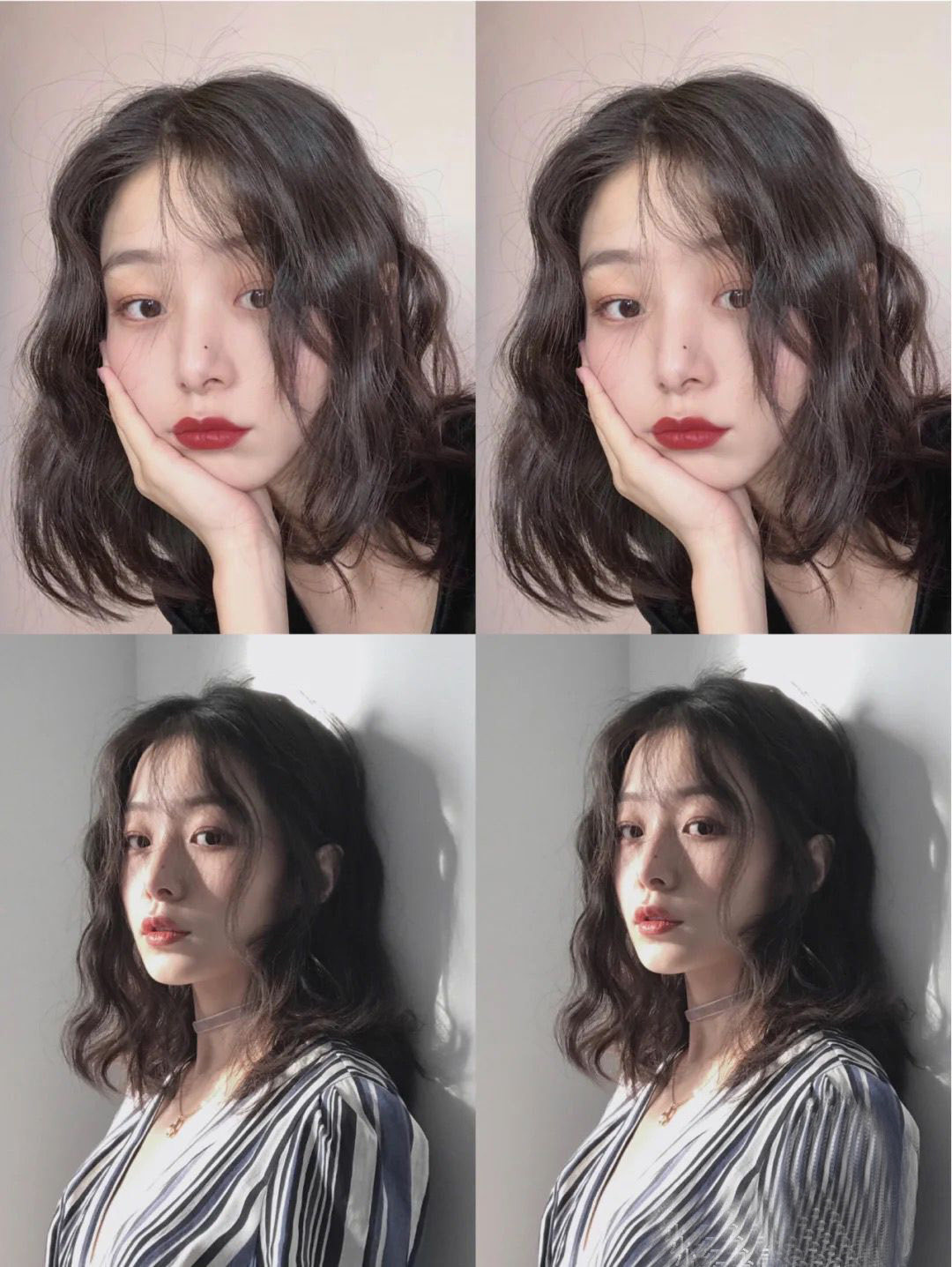 网红假发女中长发刘海圆脸可爱逼真玉米羊毛卷日常整顶假发