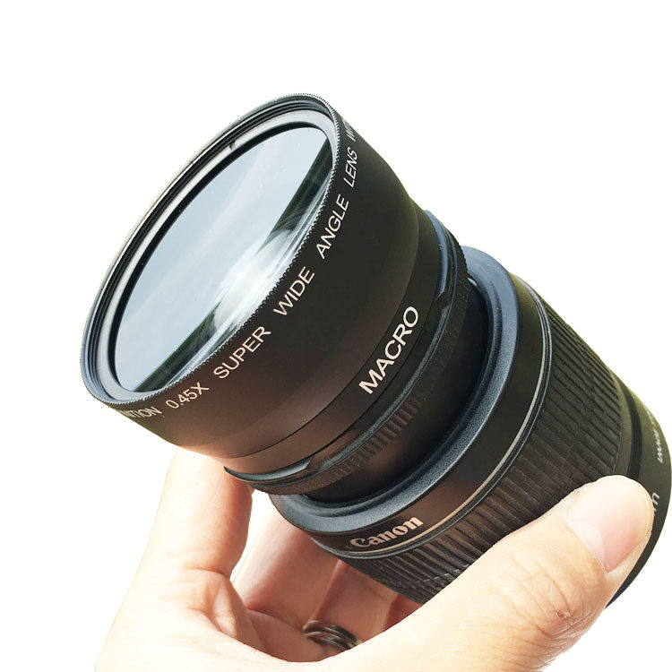 【广角镜】52mm 广角附加镜头 52mm0.45x倍 微