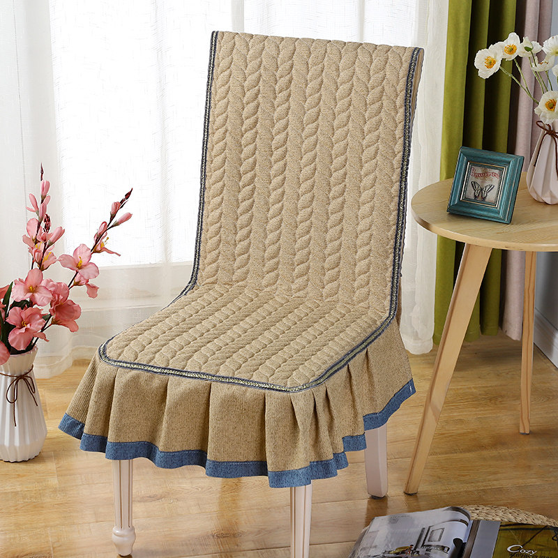 椅套套罩新款餐桌椅子家用一体椅垫套装中式椅套