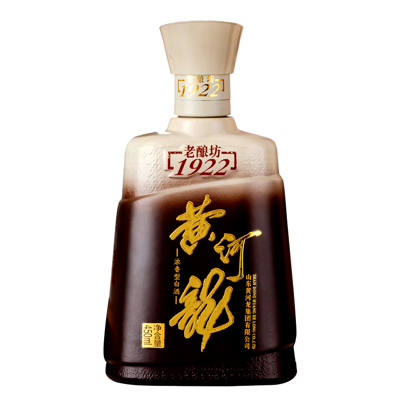 黄河龙52度老酿坊1922整箱6瓶酒厂自营浓香型纯粮食白酒山东特产