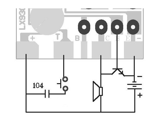 音乐芯片 kd9300(9300) hs088 语音ic 优质声音 叮咚门铃声