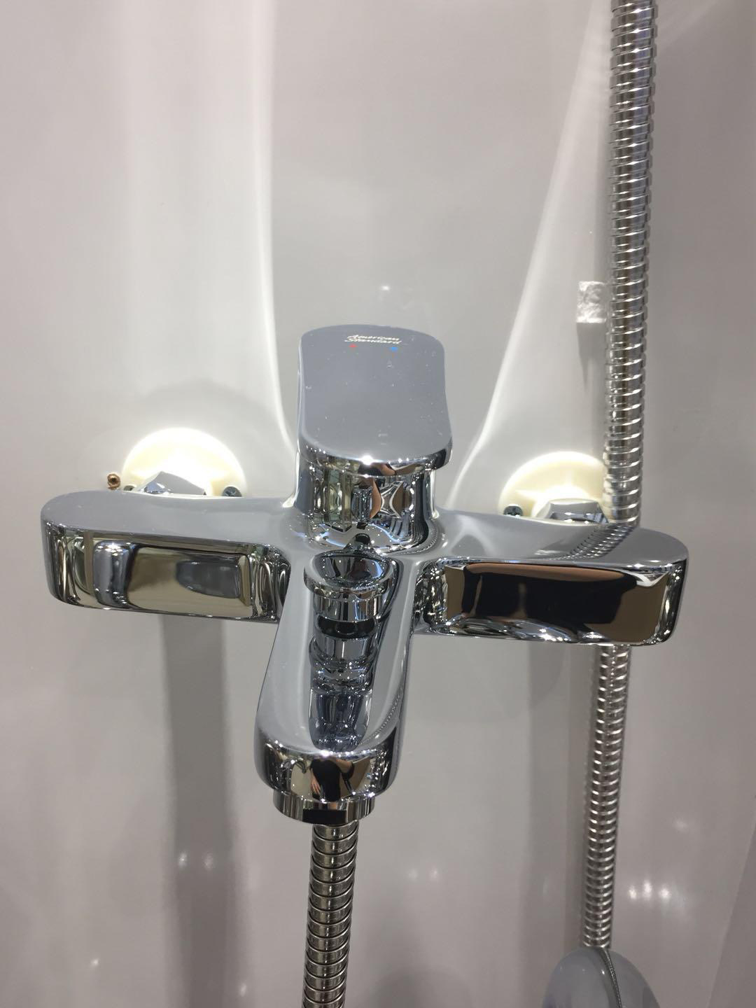 美标卫浴洁具b212简雅挂墙淋浴龙头混水花洒浴缸淋浴龙头