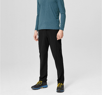 Spring and autumn mens business casual speed dry pants comfortable and breathable with long pants pure color 100 lap pants