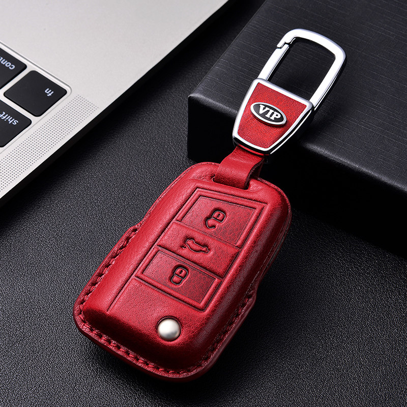 上汽大众途岳钥匙专用2022款真皮2021汽车钥匙包扣壳车用钥匙包