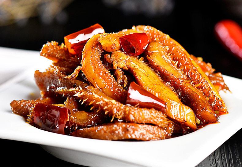 鱼妈妈四川特产香辣毛肚休闲零食卤味小吃自贡牛肉类