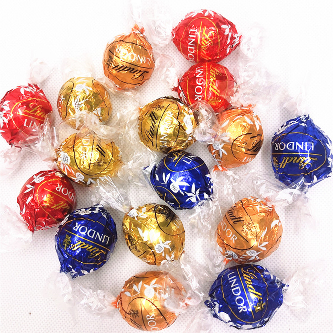 lindor瑞士莲巧巧克力软心200g黑白牛奶年货礼盒牛奶巧克力