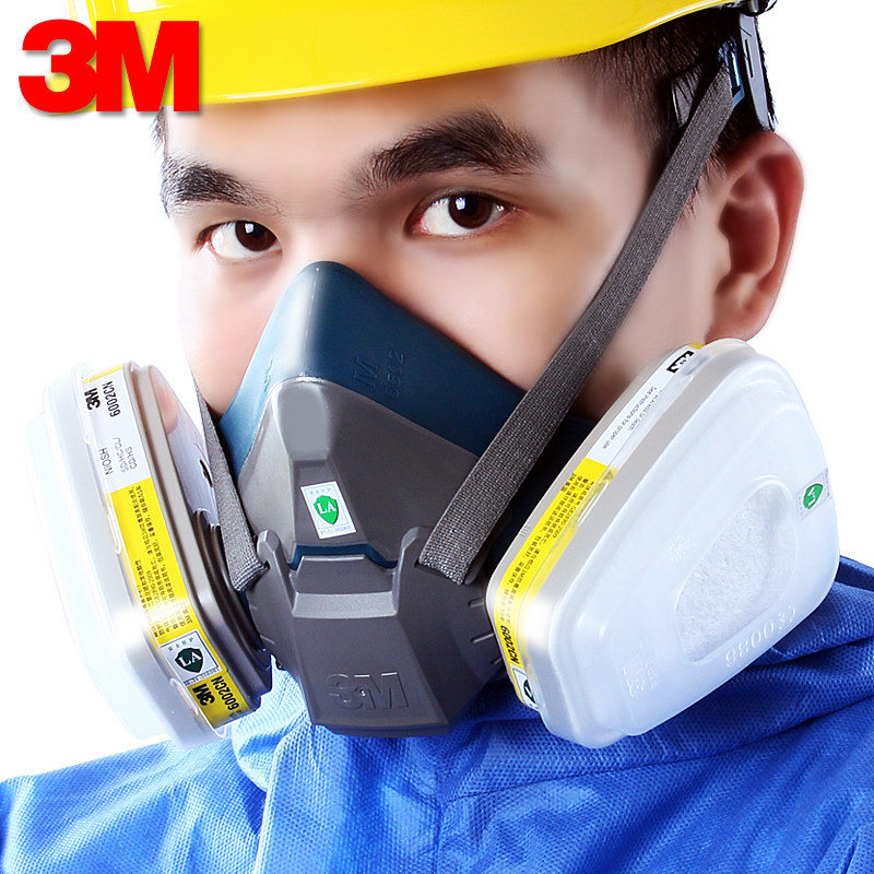 防毒3m65026002防毒面具酸性气体氯气氯化氢硫化氢面罩防护面具