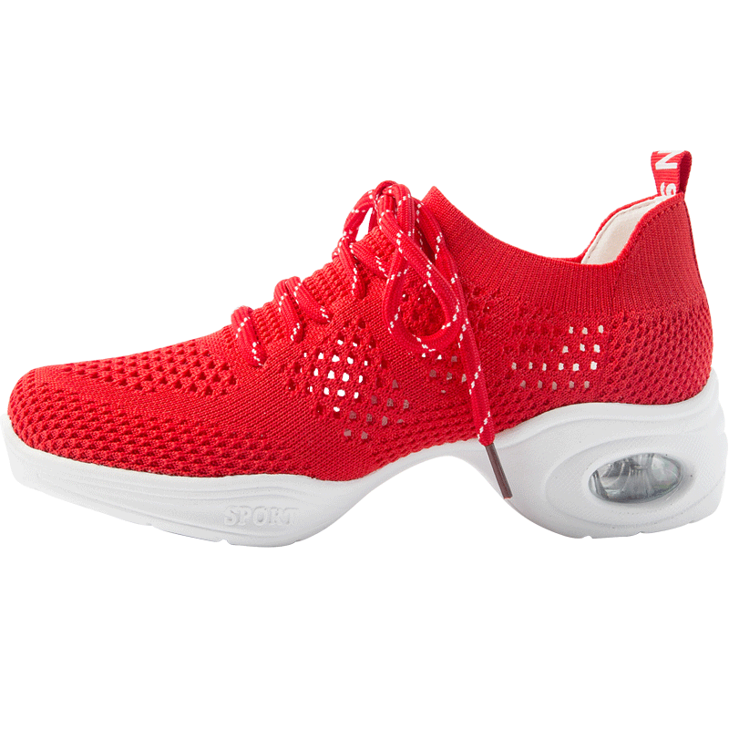 卡路奇舞蹈鞋现代春夏新款女式跳舞舞鞋软底网面现代舞鞋