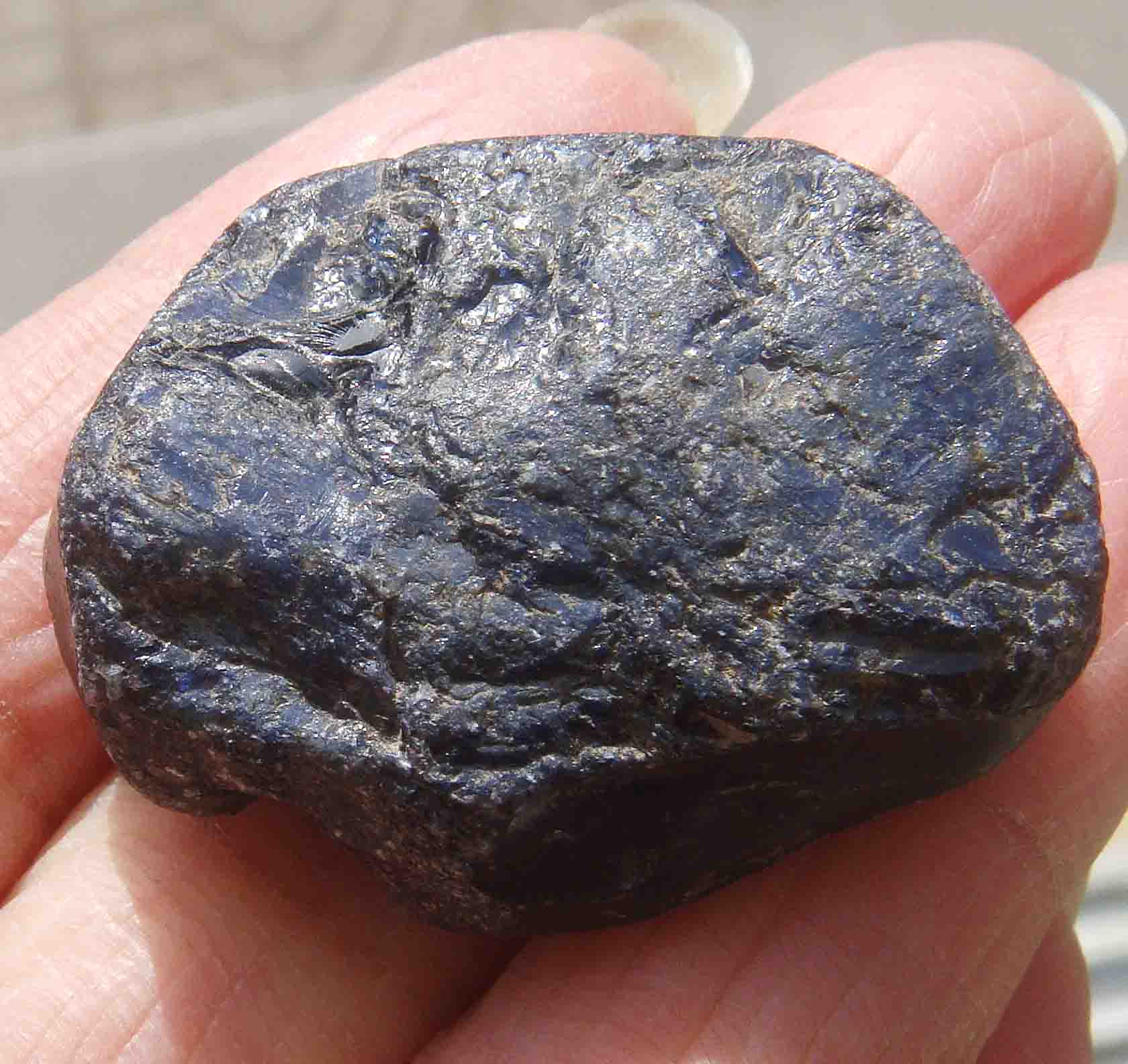 矿区直销1459克拉天然蓝宝石原石毛料标本其他