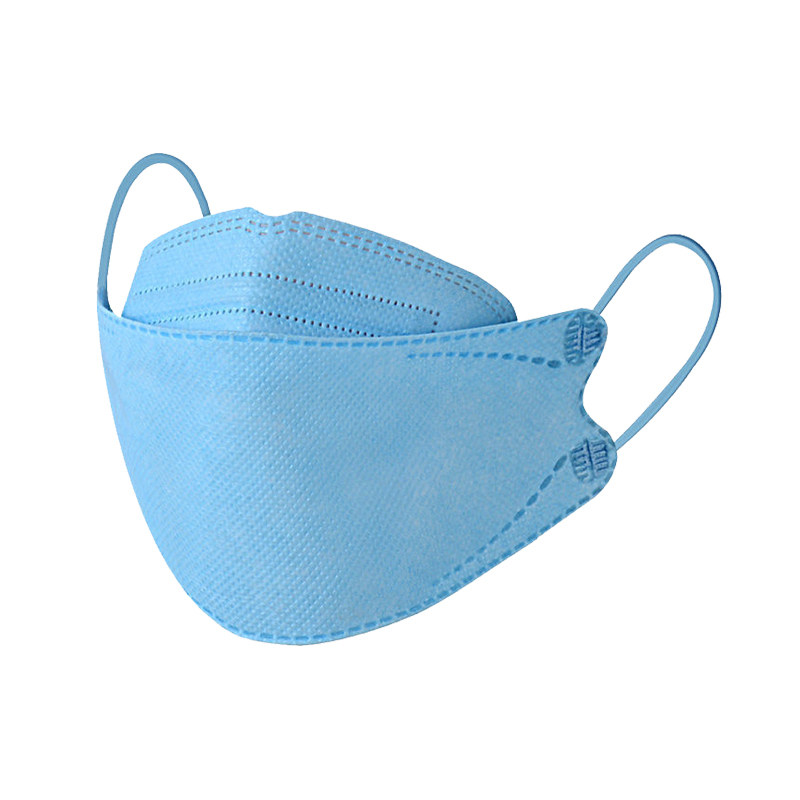 蓝色口罩kf94韩国一次性3d立体鱼嘴型口罩