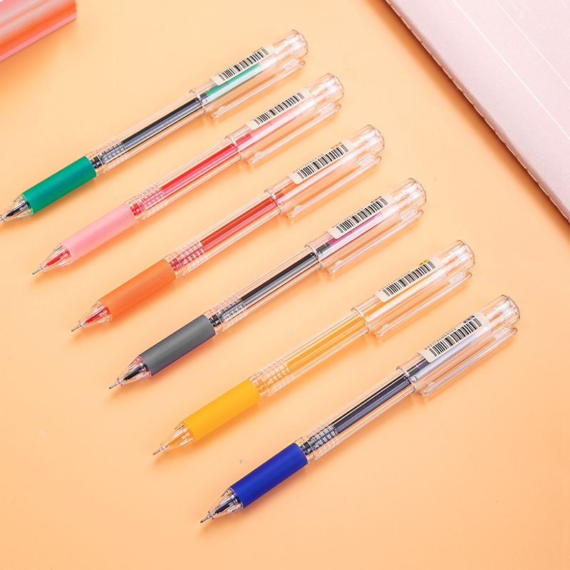 得力订正专用笔记笔做记录记事手帐水笔新简约中性笔