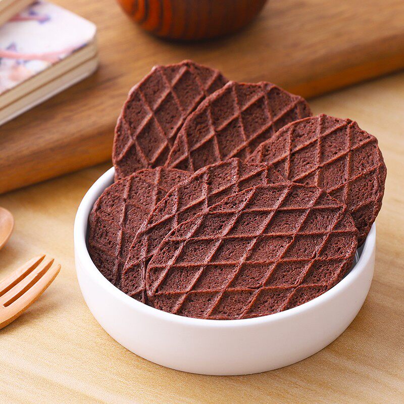 韩国进口hershey好时巧克力华夫饼干55g盒装薄脆薄脆饼干