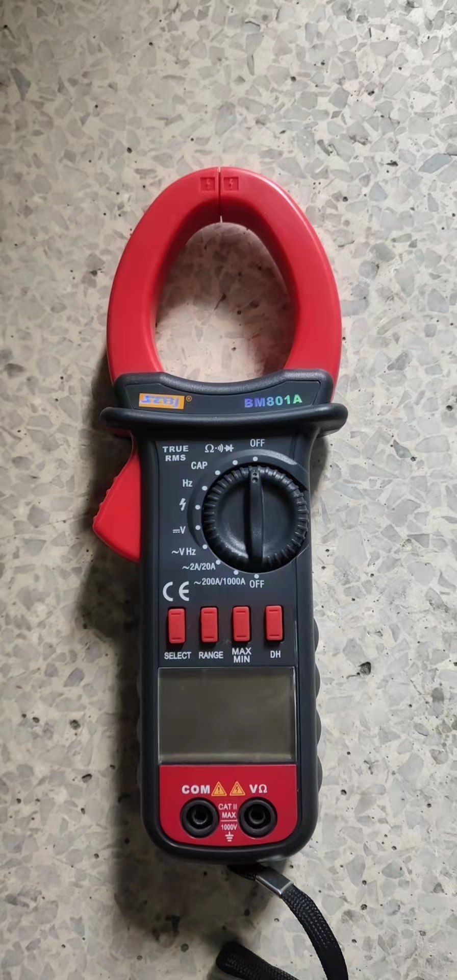 滨江bm801a数字钳形万用表自动关机1000a电流表2a钳形表