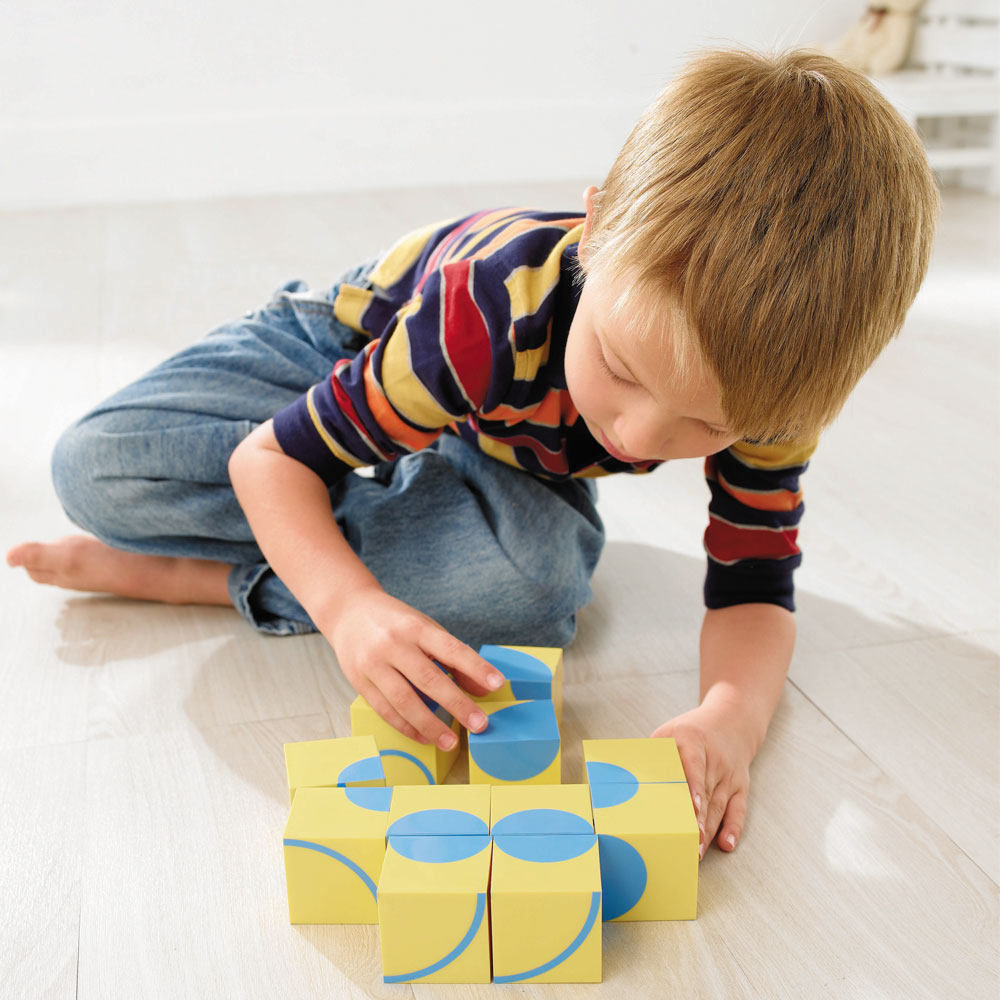 搭建台湾原装weplay幼儿园益智方块玩具建构图案感统训练器材