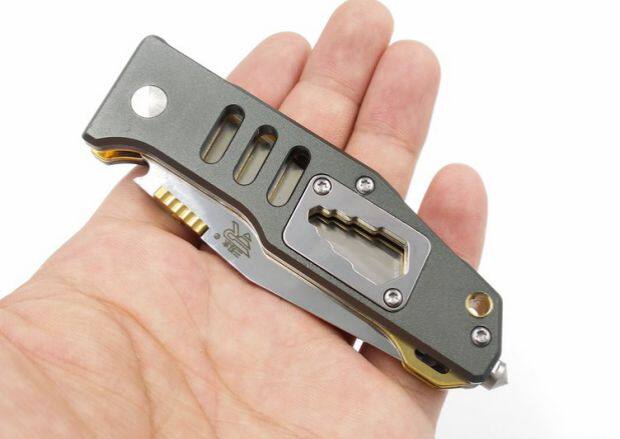 正品水果防身硬度小刀高硬度三刃木随身户外7046其他户外刀具