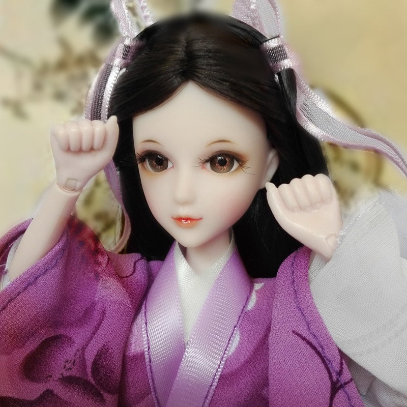 玩具女孩礼物心怡娃娃doll人偶改妆头6分手绘娃娃