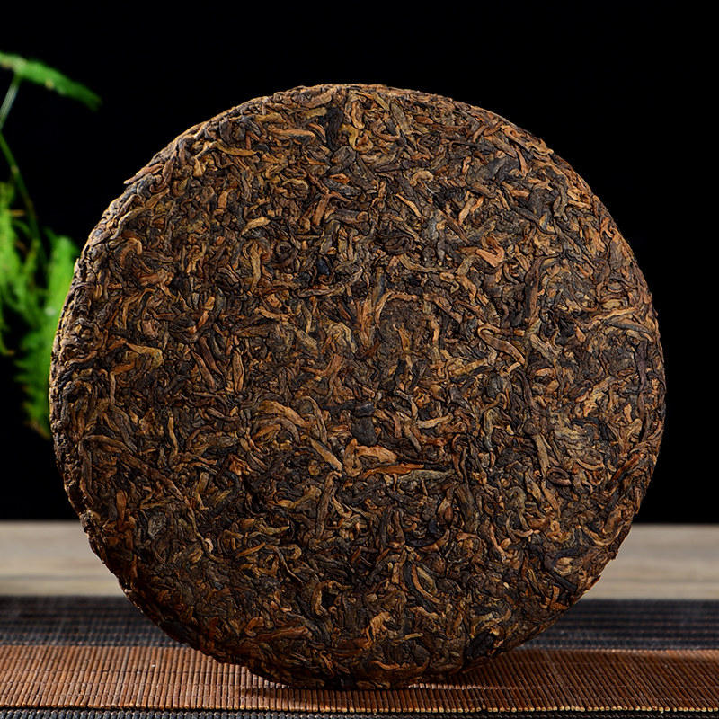 熟茶布朗山茶普洱茶金芽贡2016年普洱礼茶357克七子普洱