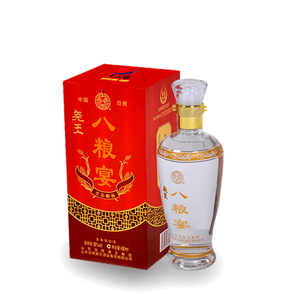 尧王醇36度八粮宴480ml山东日照白酒浓香型白酒纯粮食酿造