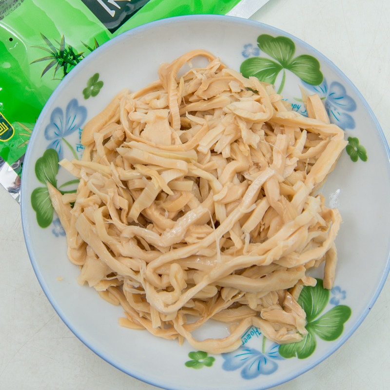 徽尊大别山土特产野笋丝即袋装清水脆嫩笋鱼肉丝腌制