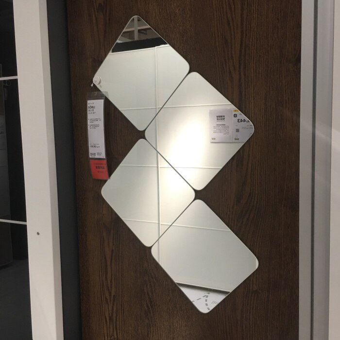 宜家国内代购洛兹索尔丽装装饰拼接全身镜子化妆镜