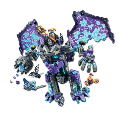 乐高未来骑士团系列70356石头巨魔大决战机甲拼装积木博乐10705