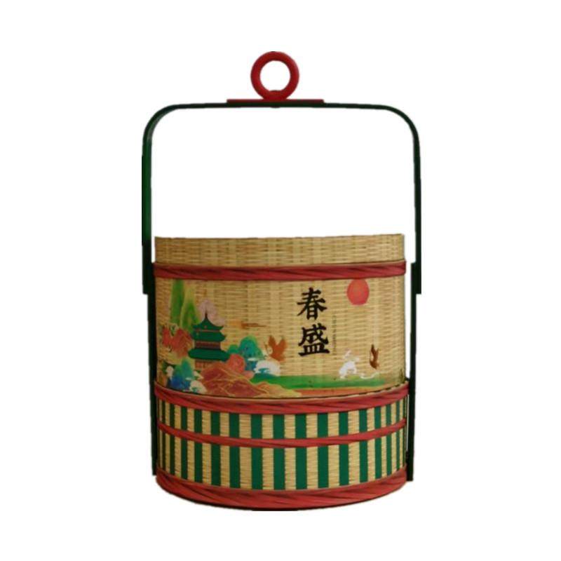 潮汕礼盒春盛四大名茶糕点猪头粽猪肉脯端午节中式糕点