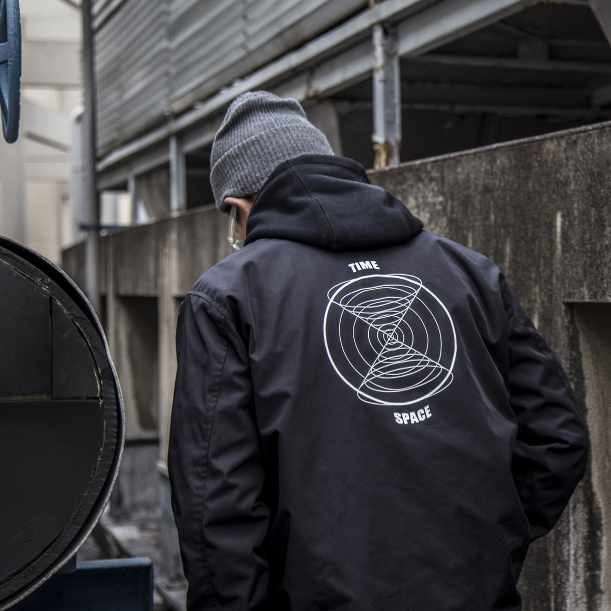 killwinner2017ss春夏空穴来风教练夹克运动骑行外套男死夹克